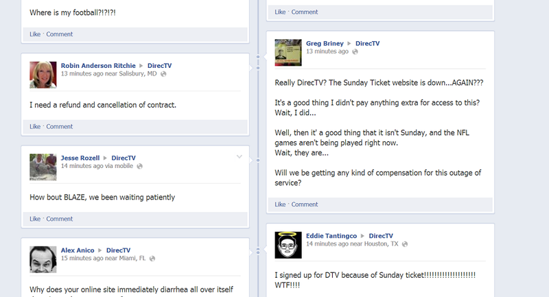 Illustration for article titled NFL Sunday Ticket Fails For The Second Week In A Row